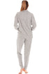 Womens Comfy Fit Marl Hacci Pyjama sets