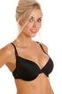 Camille Women's Underwired Multiway Bra in Black Moulded Cup Lingerie