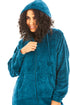 Camille Women's Hooded Super Soft Fleece Onesie Ladies Zip Jumpsuit