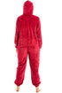 Camille Women's Hooded Super Soft Fleece Onesie Ladies Zip Jumpsuit