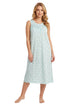 Camille Womens Classic 100% Organic Cotton Sleeveless Nightdress