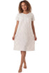 Camille Womens Classic 100% Organic Cotton Short Sleeve Nightdress