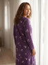 Camille Womens 100% Organic Cotton Classic Long Sleeve Nightdress