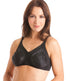 Womens Black Non Wired Soft Cup Bra