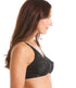 Womens Black Non Wired Soft Cup Bra