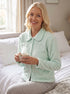 Camille Women's Bed Jacket in Soft Warm Fleece Cosy Nightwear Coat