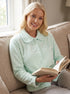 Camille Women's Bed Jacket in Soft Warm Fleece Cosy Nightwear Coat