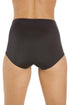 Womens Two Pack Smooth High Waist Black Control Briefs