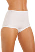 Womens Two Pack Smooth High Waist White Control Briefs