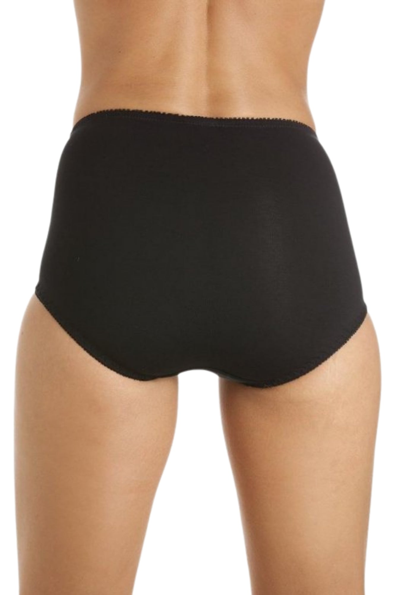 Womens Classic Cotton 3 Pack Control Briefs White