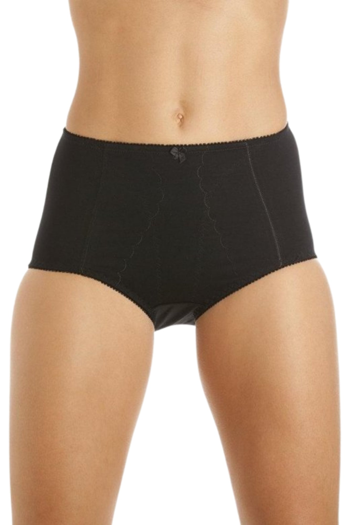 Womens Classic Cotton 3 Pack Control Briefs White