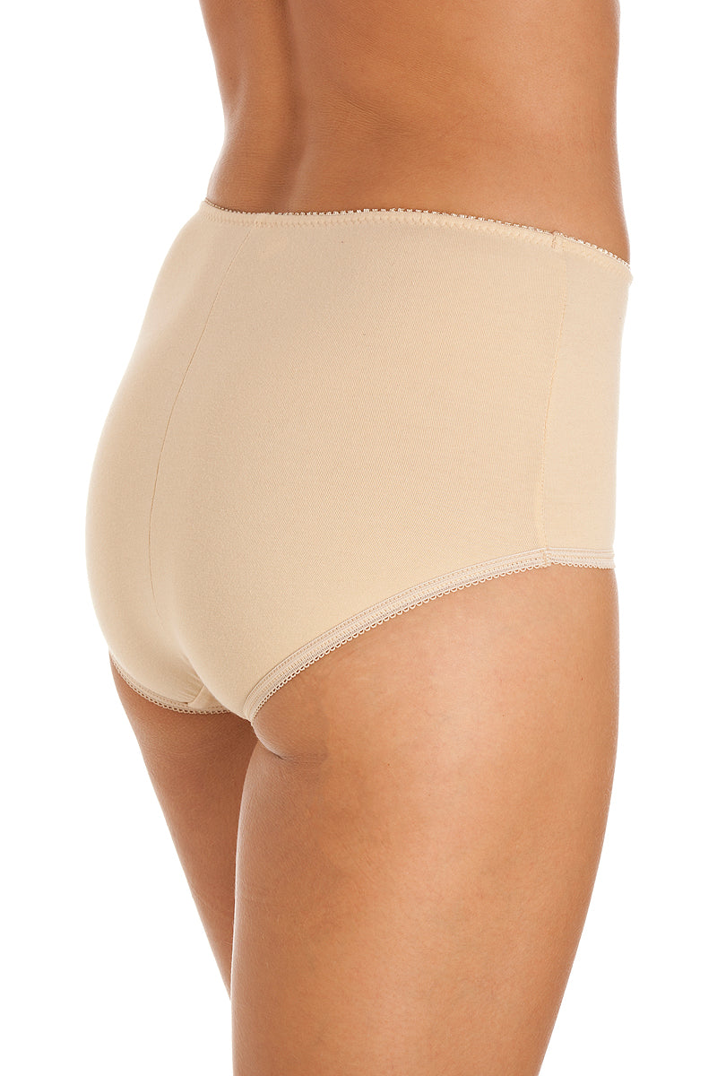Womens Classic Cotton 3 Pack Control Briefs