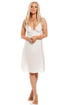 Camille Women's Knee Length Spaghetti Strap Full Slip