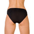 Womens Three Pack Black Floral Lace Midi Briefs