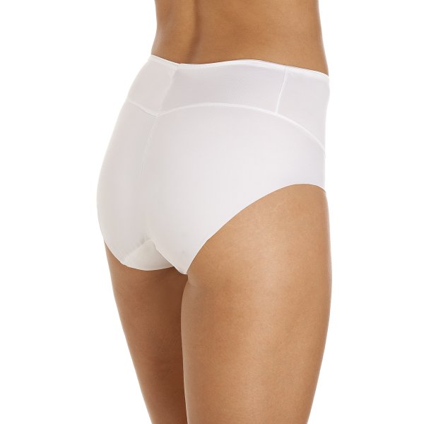 Womens Two Pack Seamless White Control Briefs
