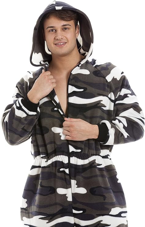 Camille Mens Soft Fleece Onesies