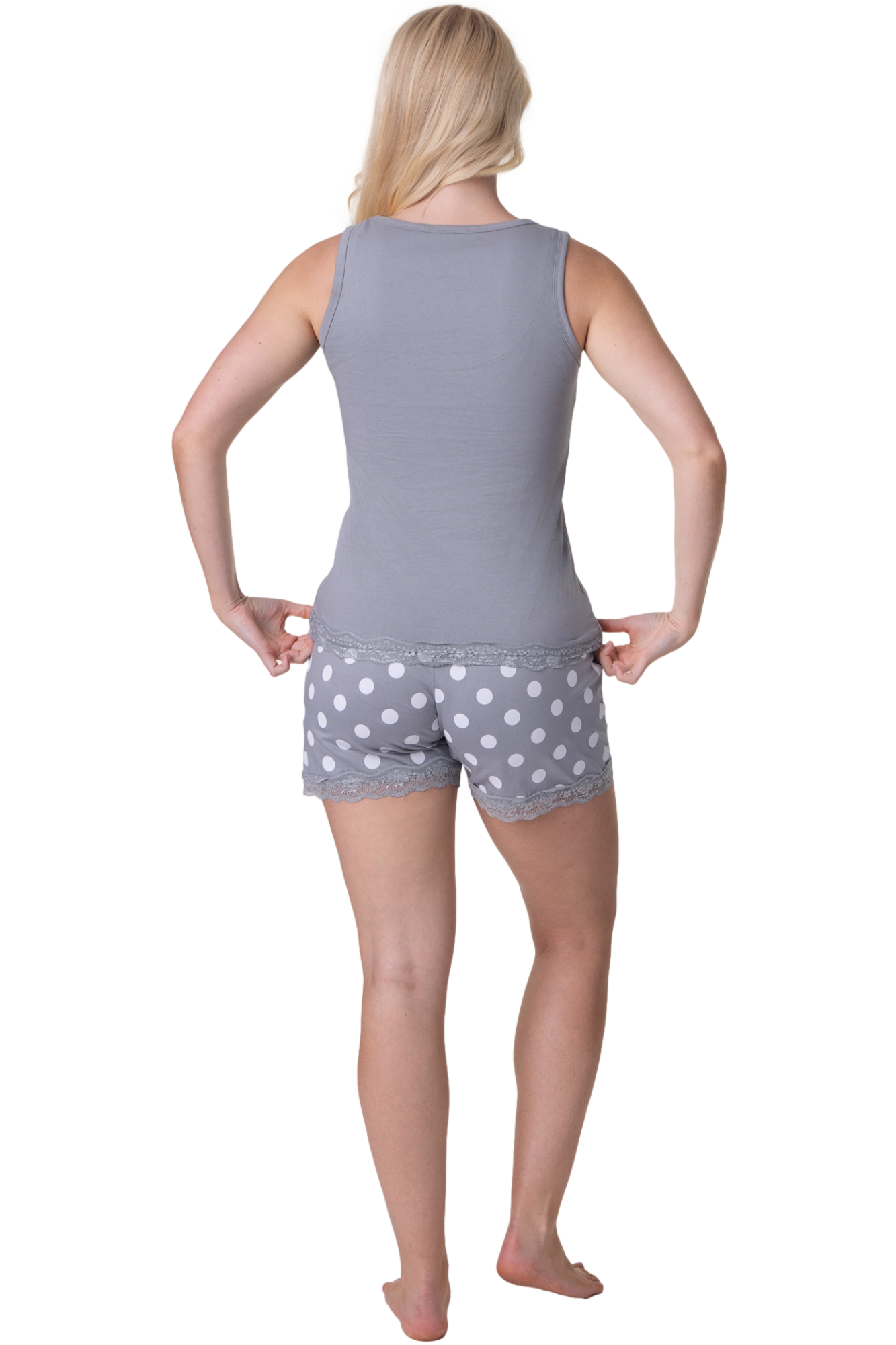 Women's 100% Cotton Lightweight Sleeveless Pyjama Set