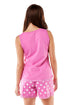 Women's 100% Cotton Lightweight Sleeveless Pyjama Set
