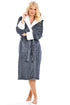 Women's Super Soft Bathrobe with Sherpa Lined Hood and Cuffs