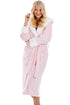 Women's Super Soft Bathrobe with Sherpa Lined Hood and Cuffs