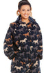 Camille Womens Super Soft Horse Printed Onesie