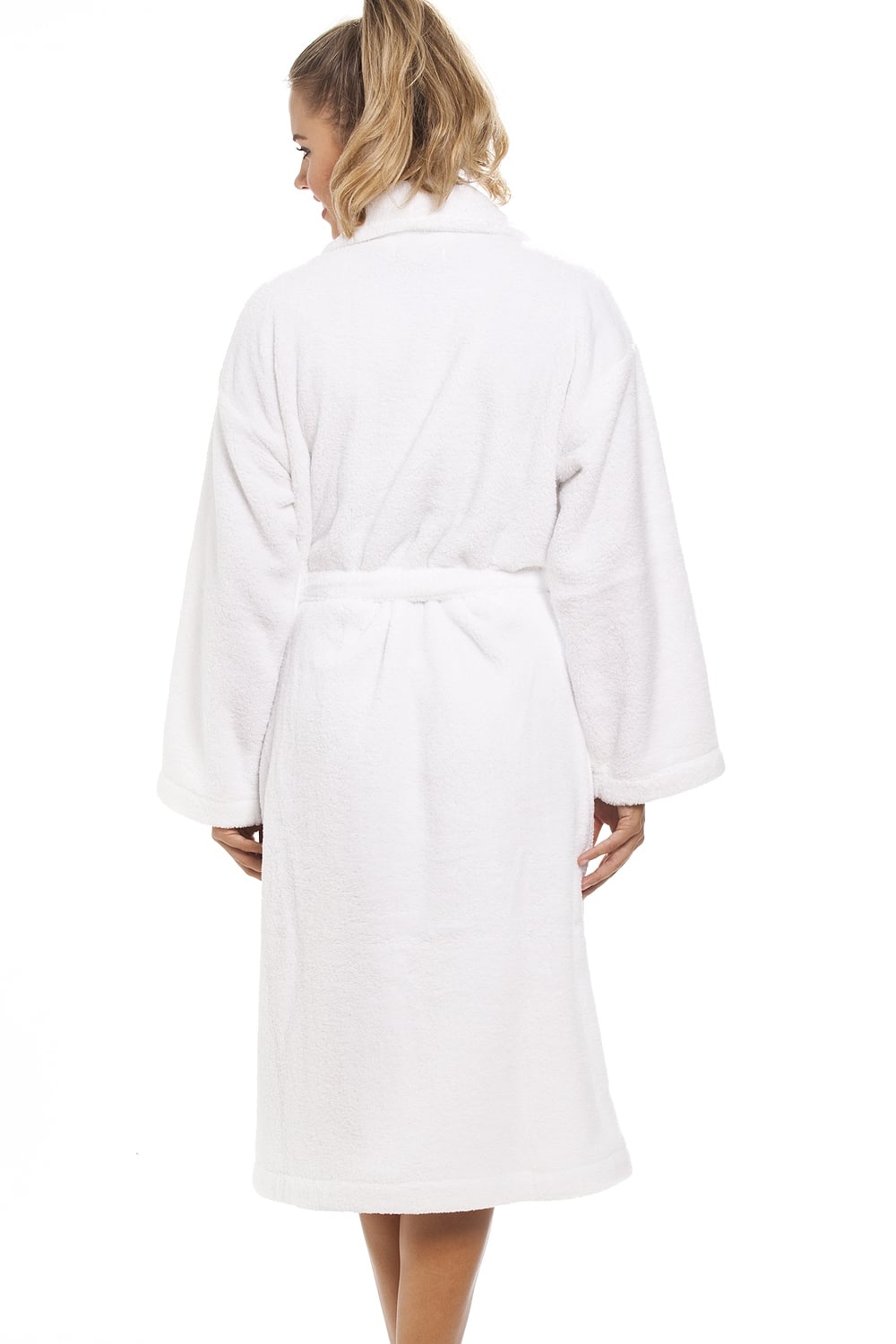 Womens Supersoft Shawl Collar Bathrobe